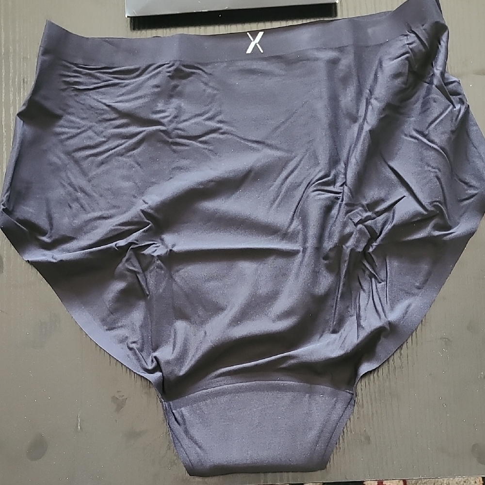 X Brand Black High-Waisted Briefs